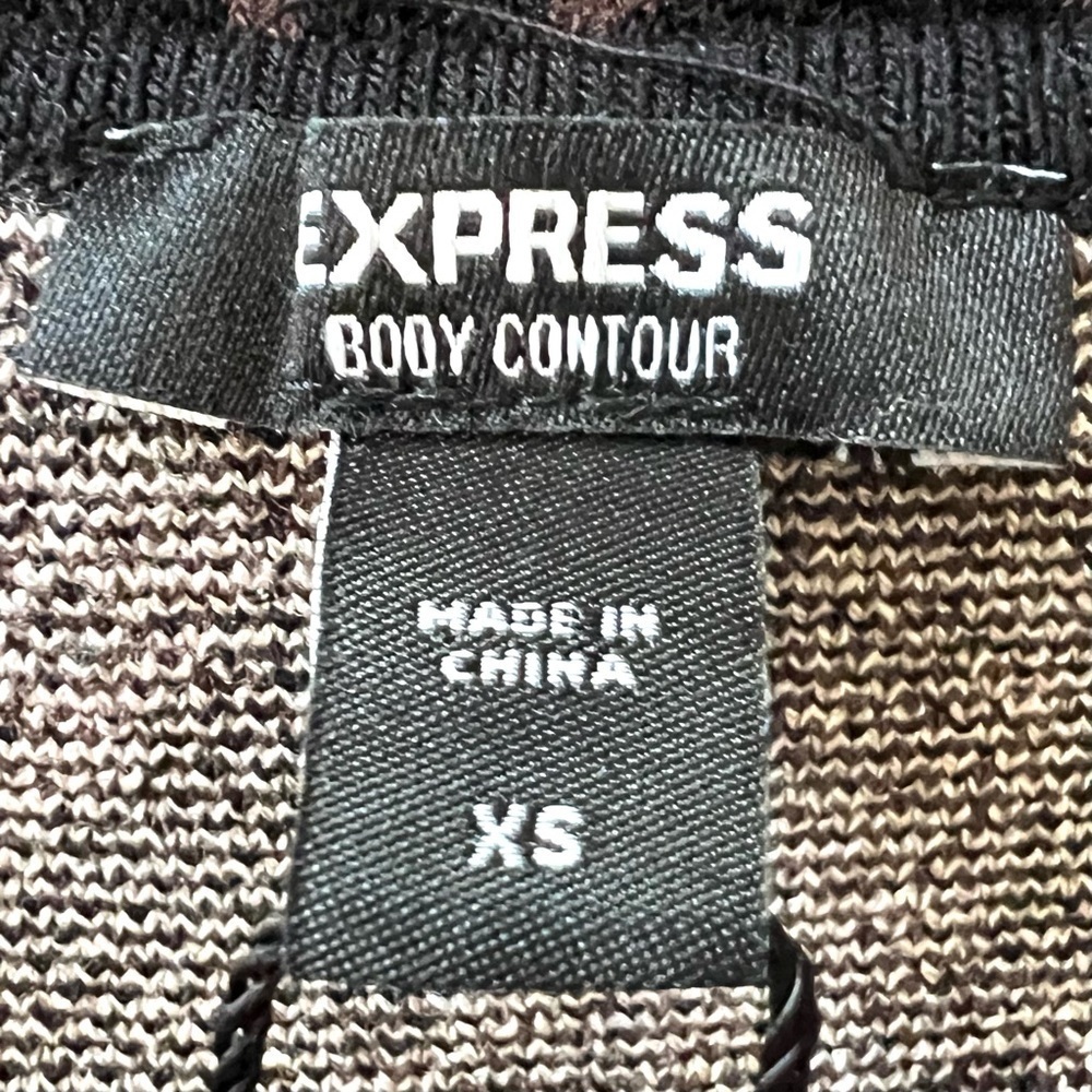 Express Body Contour Printed Knit Dress NWT Women’s XS - Picture 8 of 9
